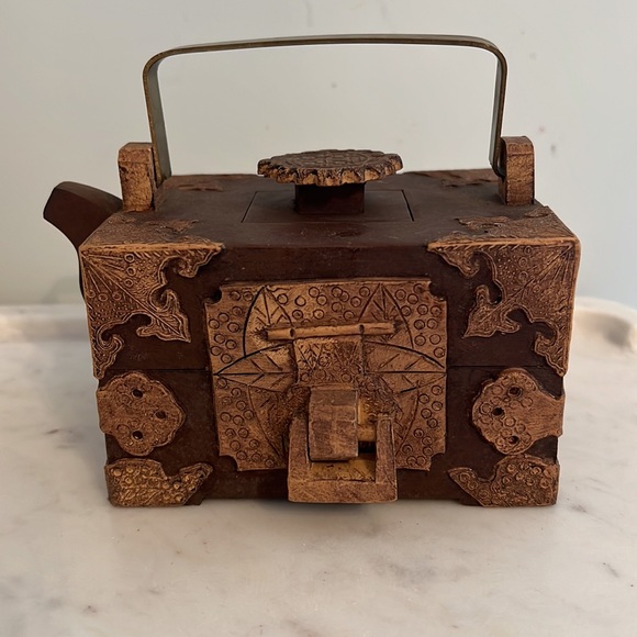 Home Art Decor Vintage Antique Tea Kettle - Picture 4 of 14